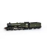 A Masterpiece Models Finescale 0 Gauge 'Castle' Class 4-6-0 Locomotive and Tender, product no 52