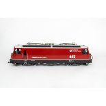 LGB G Scale LGB 26420 RHB ELLOK GE 4/4 III Electric Locomotive, No 652 in red, in original box, E,