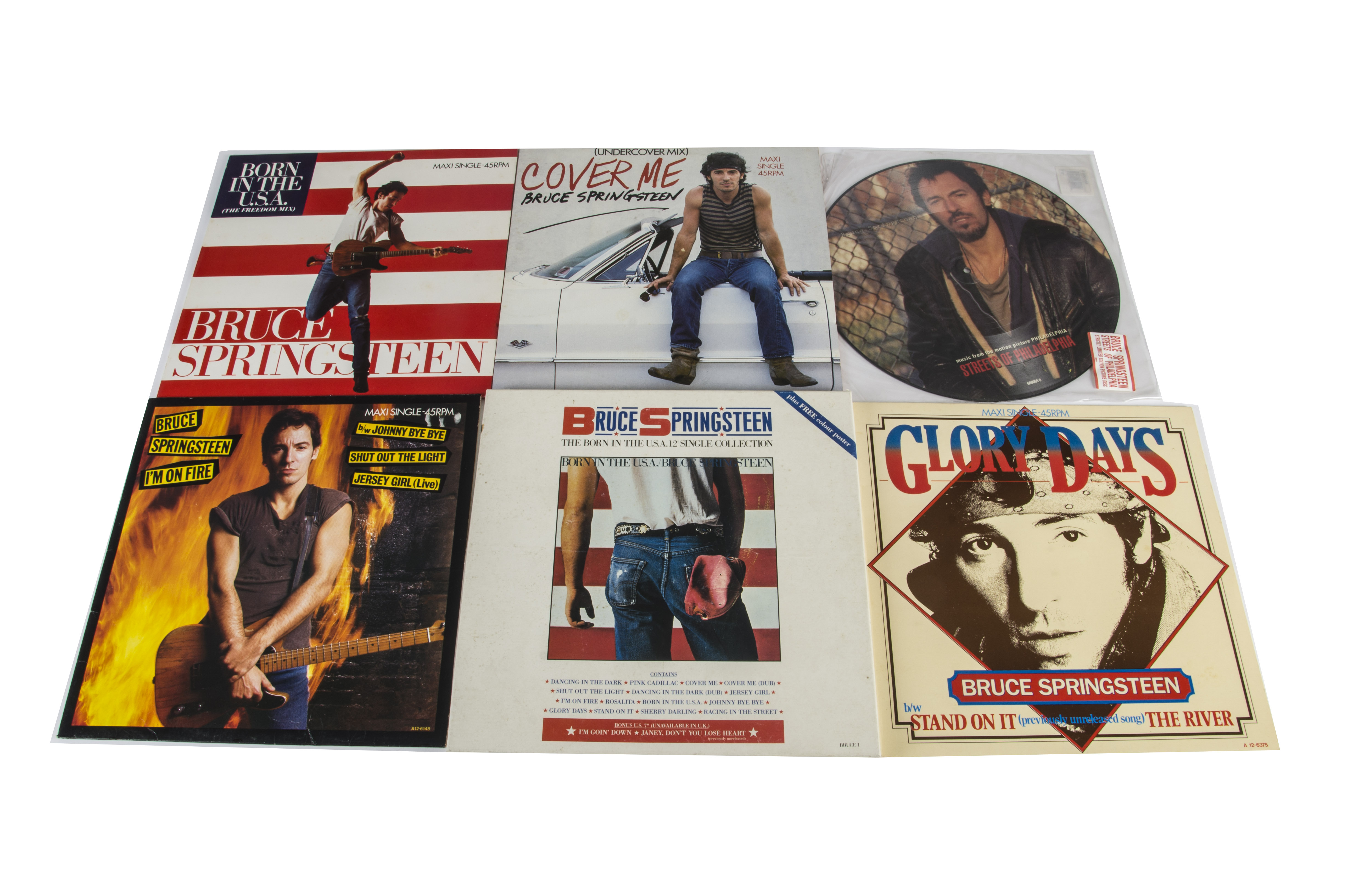 Bruce Springsteen 12" Singles, five 12" Singles and a 12" Single Box Set comprising The Born in