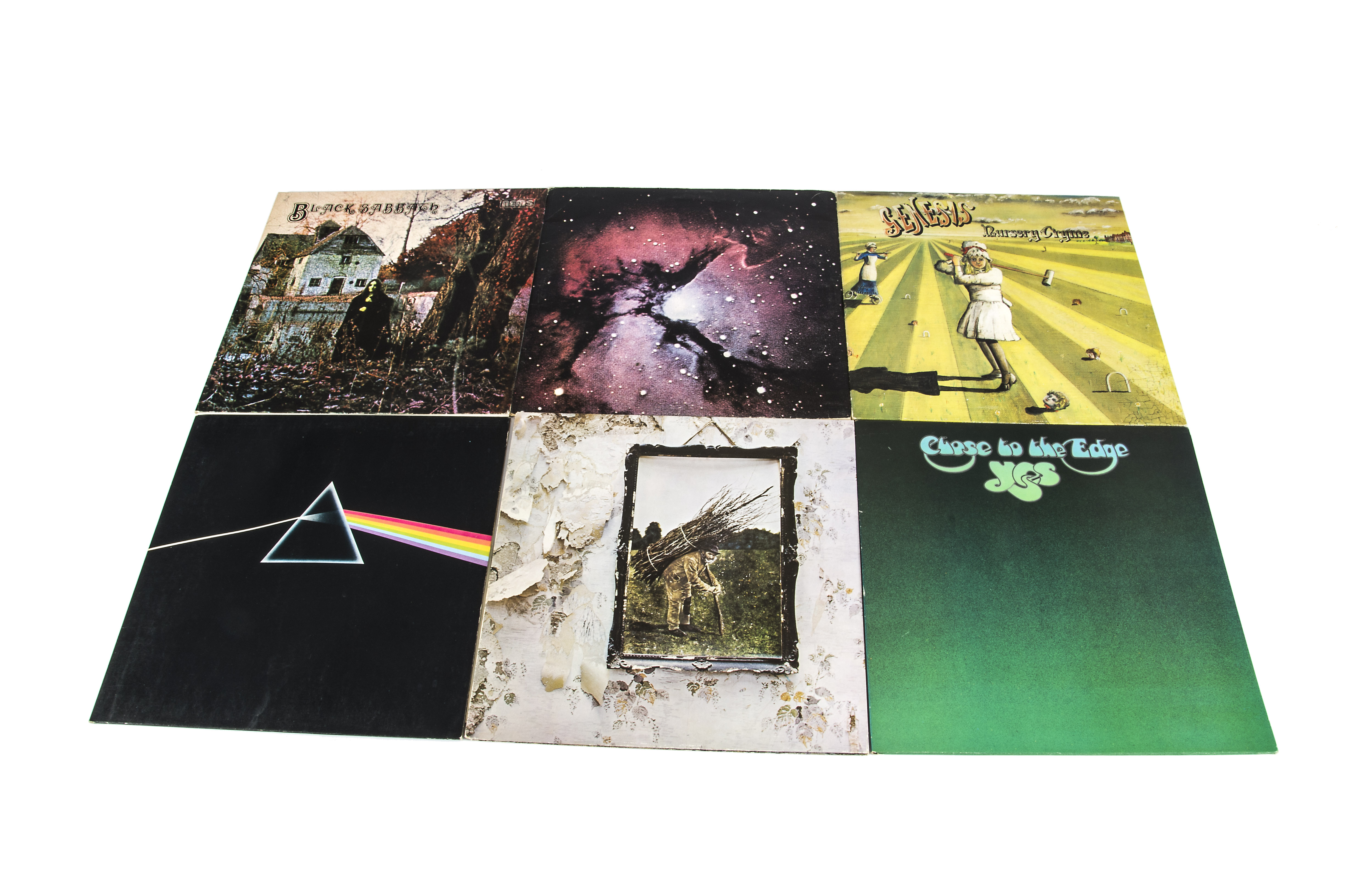 Progressive Rock LPs, fifteen albums of mainly Prog Rock with artists including King Crimson, Pink