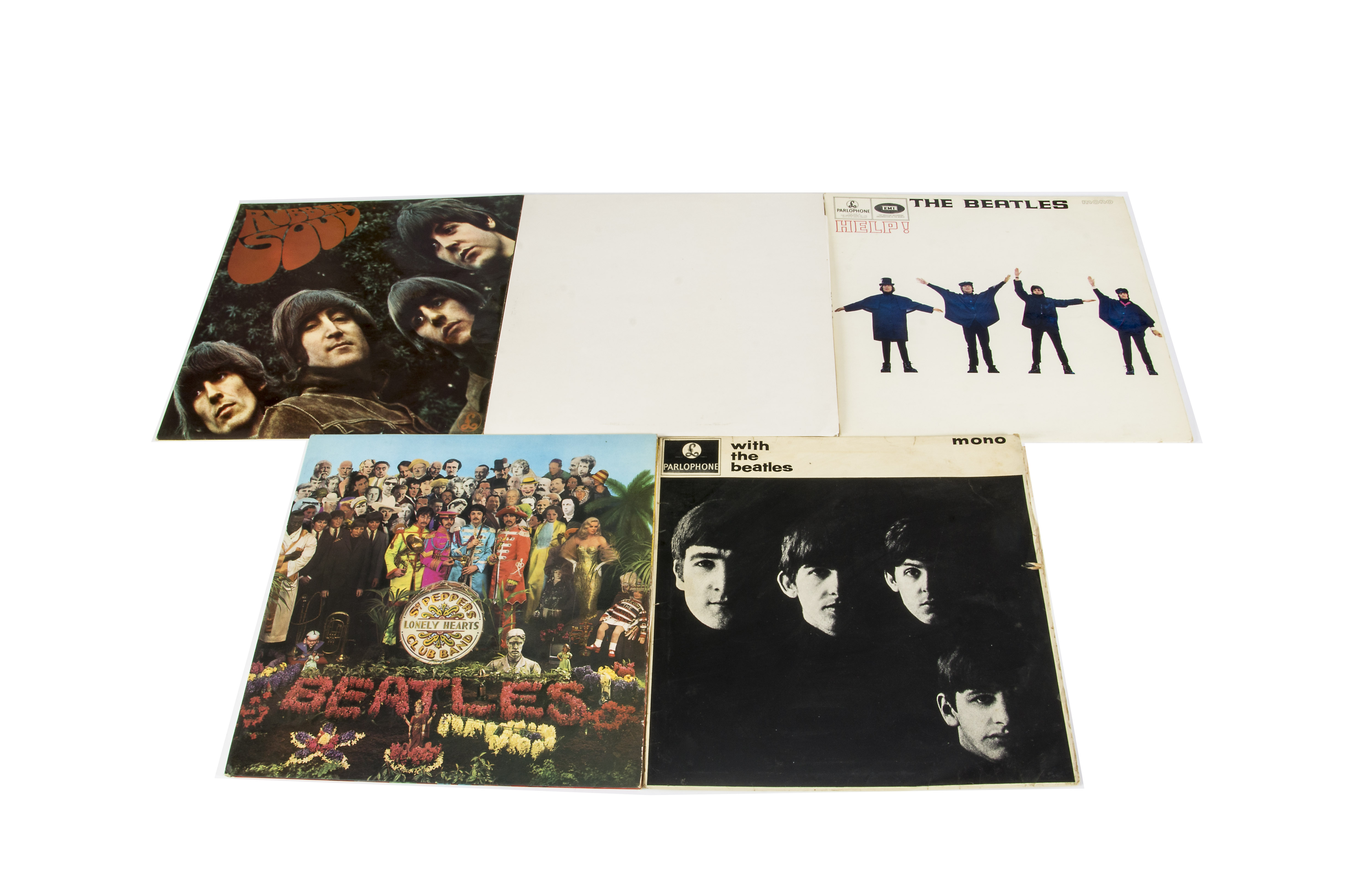 The Beatles LPs, five UK albums comprising With the Beatles (Original Mono - Jobete credit for '