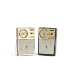 Sony Transistors, 1960 two models TRW-621 one black the second grey /cream generally very good