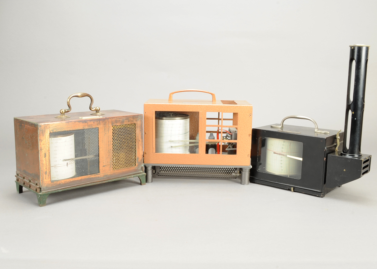Various Instruments, Ross Ltd Thermograph, Negretti & Zambra Hydrograph and Griffin & George