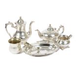 Six silver ashtrays, including two pairs and an Edward VII A & J Zimmerman Ltd example, 9 cm