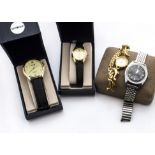 A vintage Services stainless steel gentleman's wristwatch, AF, in Services box, together with 16