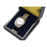 A late 1960s Seiko automatic stainless steel gentleman's wristwatch, 38mm cushion shaped case,