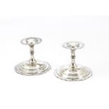 A pair of Edwardian silver bon bon dishes by Henry Wilkinson, the small tazzas marked Sheffield