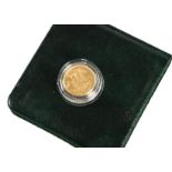 An Elizabeth II full gold proof sovereign, dated 1980, in capsule and Royal Mint 1980 case