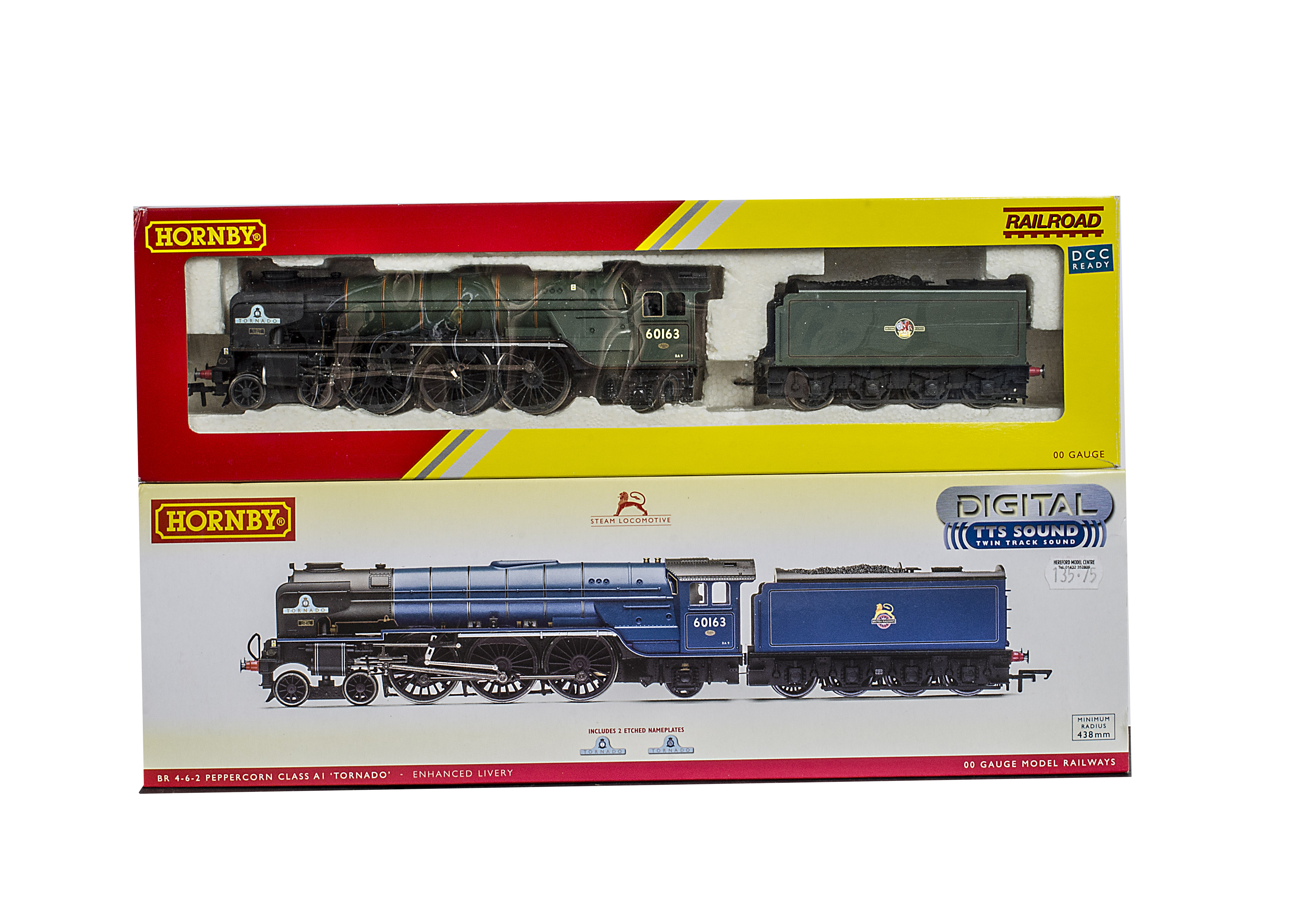 Hornby China 00 Gauge Steam Locomotives and Tenders, two boxed Tornado Locomotives including