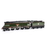 An ACE Trains 0 Gauge Coarse-scale 2/3 rail E/9 Ex-SR 'West Country' Class 4-6-2 Locomotive and