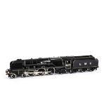 An ACE Trains 0 Gauge 2/3-rail E/12-J1 Duchess Class 4-6-2 Locomotive and Tender, in LMS lined black