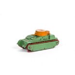 A Pre-War Dinky Toys 22f Army Tank, green/orange body, 'Dinky Toys' cast to underside, VG-E, remains