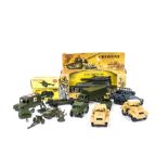 Dinky & Other Military Diecast, including Dinky Toys 688 Field Artillery Tractor, 686 25 Pounder