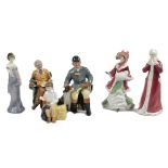 A collection of Royal Doulton figures, including 'First Prize', HN 3511; 'Pride and Joy', HN