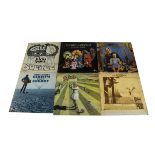 Rock / Prog LPs, six albums with artists comprising Genesis, Zoot Money, Wild Magnolias, Mimi &