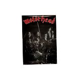 Motorhead Poster, a promotional poster of the group mainly b/w 620mm x 900mm in Excellent condition