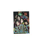 The Beatles Poster, a Black Light felt Beatles No One Collection Series poster in Excellent