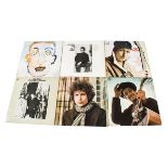 Bob Dylan LPs, seventeen mainly UK release albums being a mixture of originals and reissues with