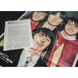 The Beatles Fan Club / Poster, The Beatles Fan Club Newsletter No 11 - Summer 1968 together with the