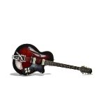 Framus Guitar, semi acoustic guitar stamped 55483-F59 with metal p/u plate and a Bigsby Patent No.