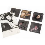 Tom Jones, six colour transparencies of Tom Jones from the 1960s with letter confirming transfer