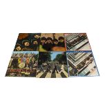 Beatles LPs, six UK albums comprising Abbey Road (Misaligned apple), Beatles For Sale (Original