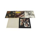 Beatles LPs, five UK release albums comprising 'The White Album' (Original numbered Double (0052816)