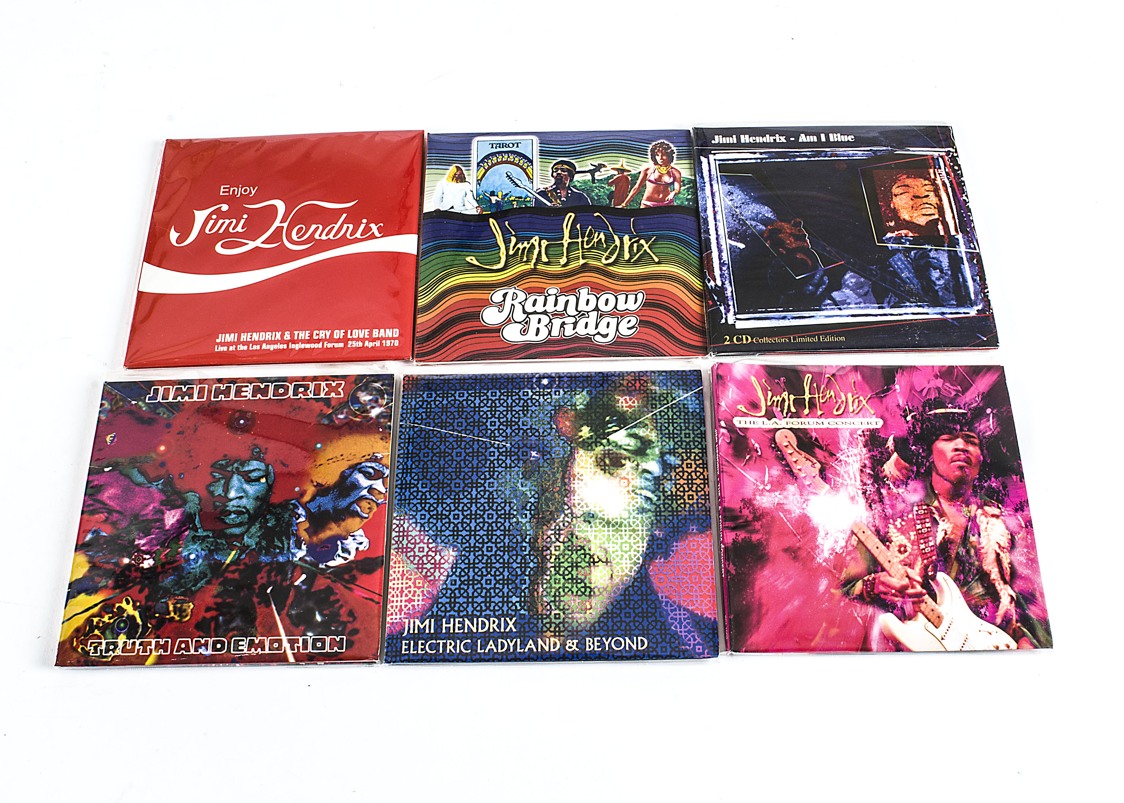 Jimi Hendrix CDs, fifteen CDs - all in Card Sleeves with titles including No More A Rolling Stone,