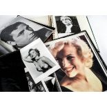 Marilyn Monroe / Film Memorabilia, two folders full of Marilyn Monroe A4 sized prints, a folder of