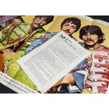 The Beatles Fan Club / Poster, The Beatles Fan Club Newsletter No 9 - Summer 1967 together with