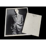 Charlie Watts Signed Photograph / Book, Ode to A Flying Bird, Hardback Book signed inside front