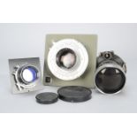Large Format Lenses, a Schneider-Kreuznach Tele-Xenar 360mm f/5.5 lens, shutter working, elements F,