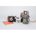 A Zeiss Ikon Ikoflex and other Cameras, a Zeiss Ikon Ikoflex 1a TLR camera, in ERC, Zeiss-Opton