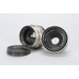 Praktina fit Lenses, a Meyer-Optic 35mm f/4 Primagon lens, serial no 1867530, barrel G, elements G