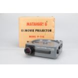 Cine Equipment, Matahari 8 8mm model P-116 projector, Rexina 8 cine camera, Kodak Carousel S-AV