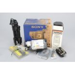 Camcorders, Sony DCR-TRV900E handycam, Digilife HD, Sony Cyber-shot, chargers, cables, battery