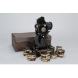A Pathescope Baby 9.5mm Cine Projector, Model G, hand-turned, circa 1929, serial no 130687