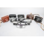 Voigtlander Cameras, including Vitessa 500 E, 500 S, 1000 SR, 126 S, Bessy S, AS, K and other