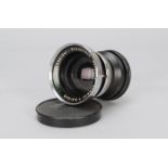 A Schneider-Kreuznach 240mm f/5.6 Symmar Lens, serial no 9043950, barrel Good, elements Very Good,