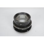 An Aerial Photography Lens, black, serial no 415494, 8in f/2.9, no maker's name, marked A.M. 14A/