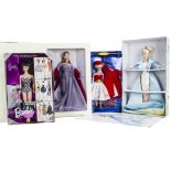 A Mattel Vera Wang Barbie, And Couture Serenade in Satin; 35th Anniversary Barbie and Silken Flame