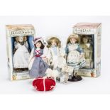 Two Royal Doulton Collectors Dolls, Wednesday’s and Friday’s Girls, in original boxes; Danbury