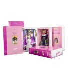 Six Mattel The Great Eras Collection Barbie dolls, Including Grecian Goddess, Gibson Girl,