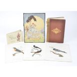 A collection of photographs, cigarette cards, playing cards and associated items, including 'An