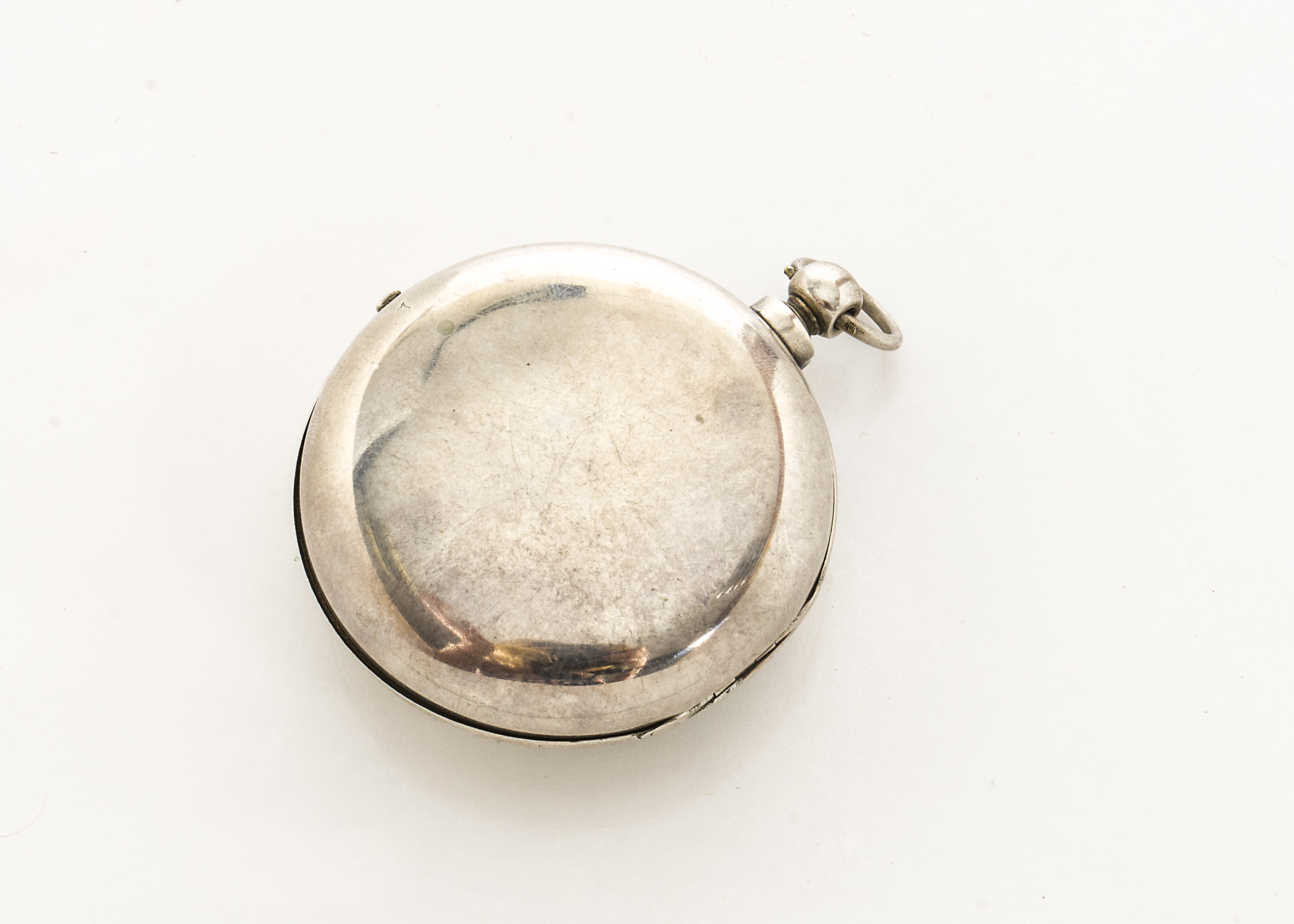 A Victorian silver pair cased pocket watch, 53mm outer case, appears to run, Birmingham 1857, - Image 2 of 2