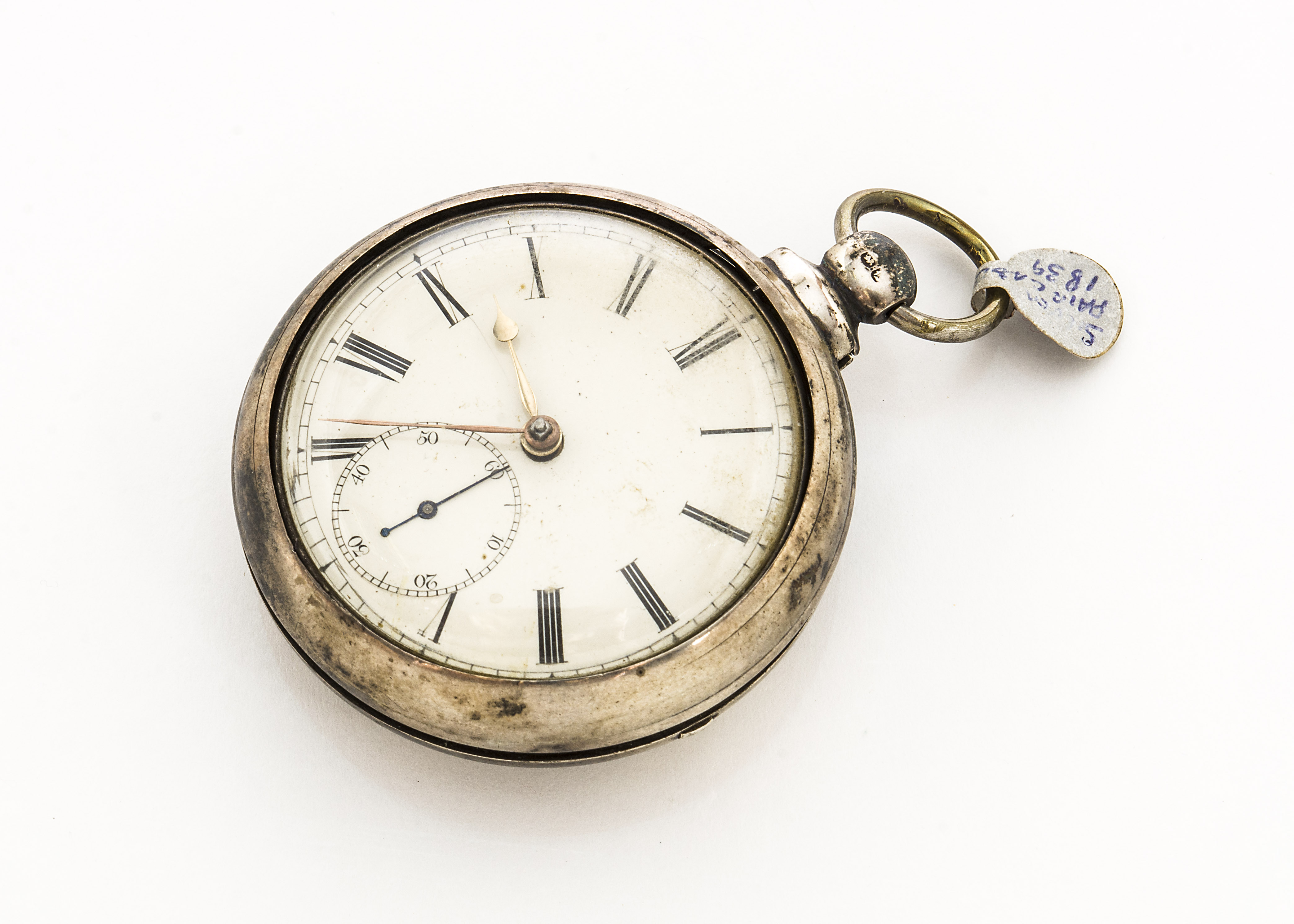 A William IV silver pair cased pocket watch by James Scott of Kendall, outer case 55mm, marked