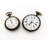A very large continental silver open faced pocket watch, 64mm, marked Regulateur to dial, appears to