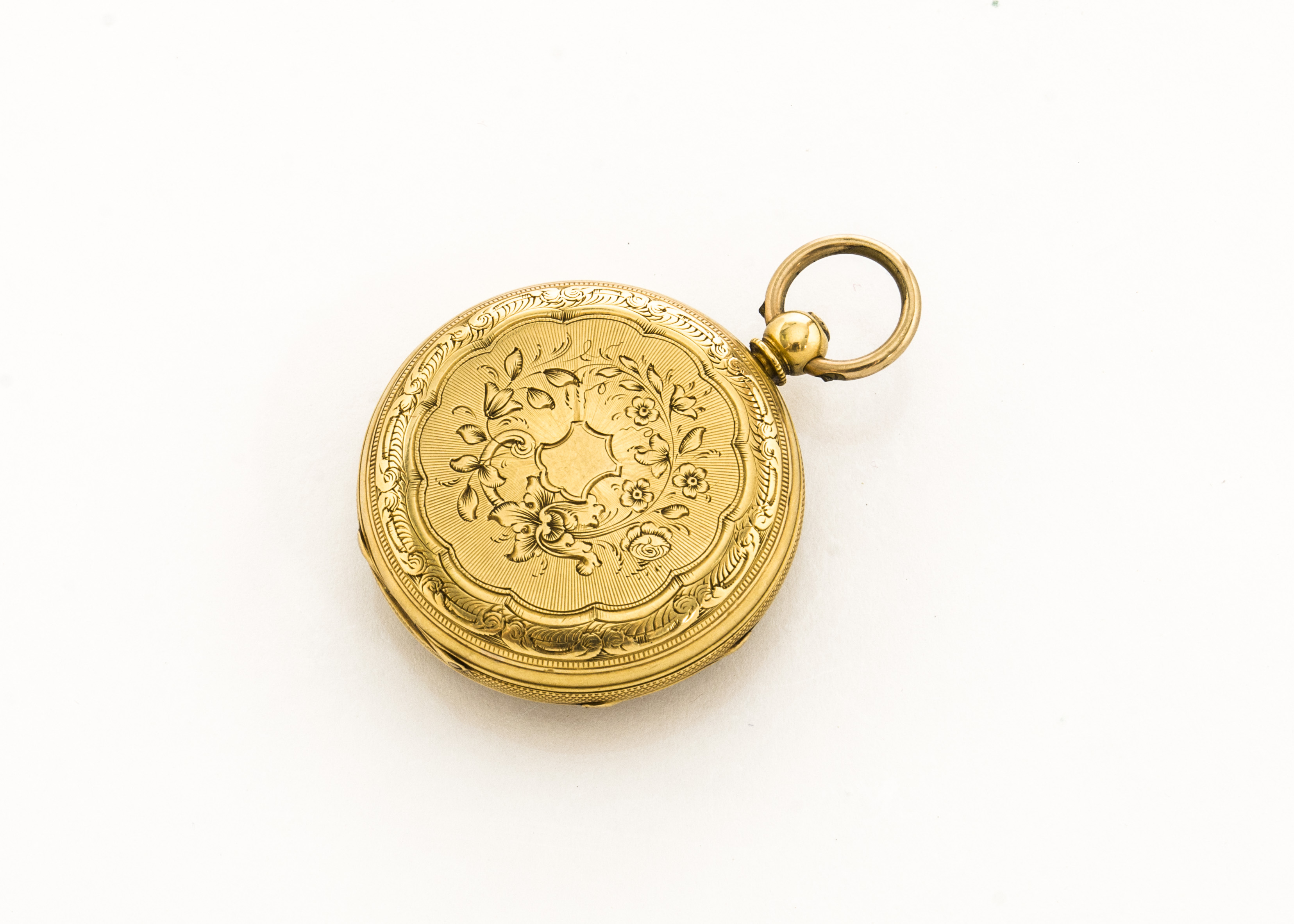 A Victorian 18ct gold lady's open faced pocket watch by Grayson of Henley, 37mm case, hallmarked - Image 2 of 2