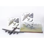 Lancaster Aircraft collection, A small selection of Lancaster Bomber models, two Atlas edition 1/144