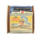 Hornby-Dublo 3-rail 00 Gauge Trains, including two BR black 0-6-2Tank locomotives both 69567, with